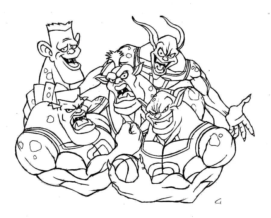 Space Jam Coloring Pages 20