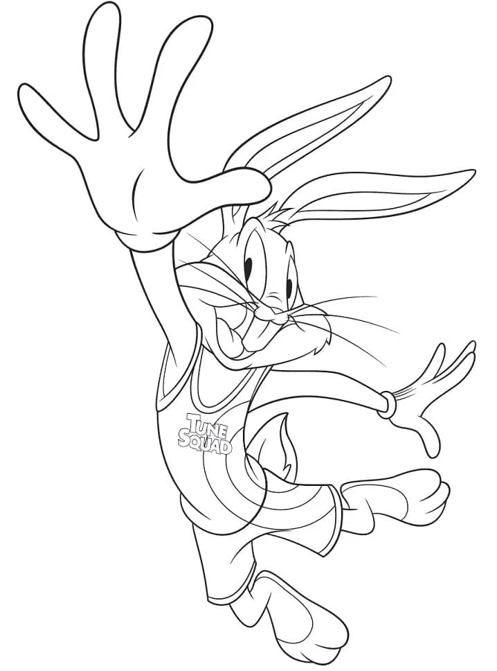 Space Jam Coloring Pages 7