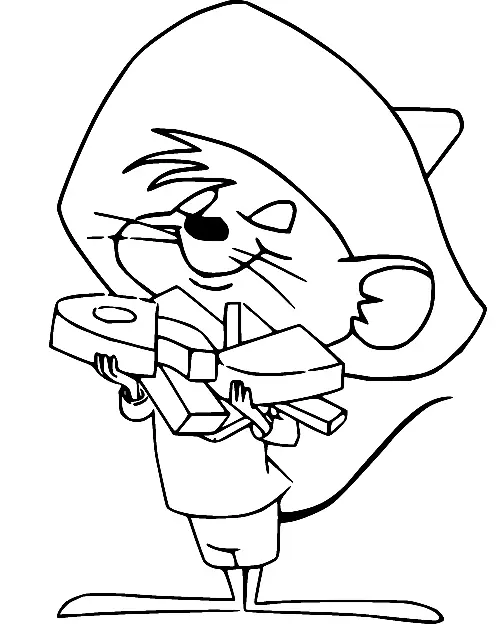 Speedy Gonzales Coloring Pages 23