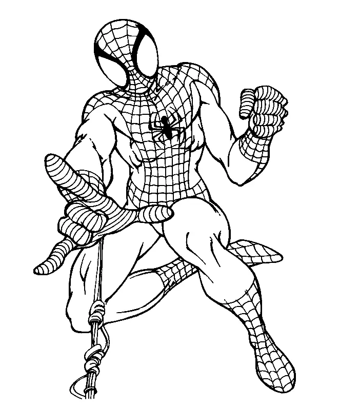 Desenhos de Spiderman Para Colorir 13