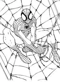 Spiderman Coloring Pages 136