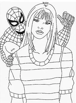 Desenhos de Spiderman Para Colorir 143