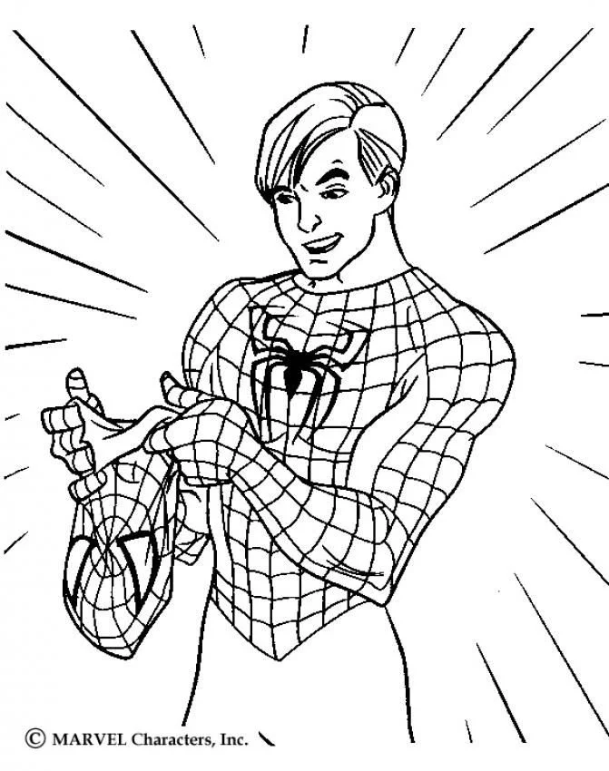 Desenhos de Spiderman Para Colorir 15