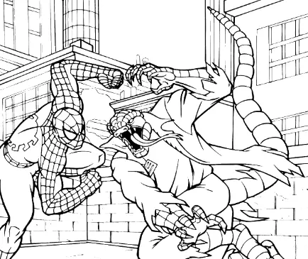 Desenhos de Spiderman Para Colorir 151