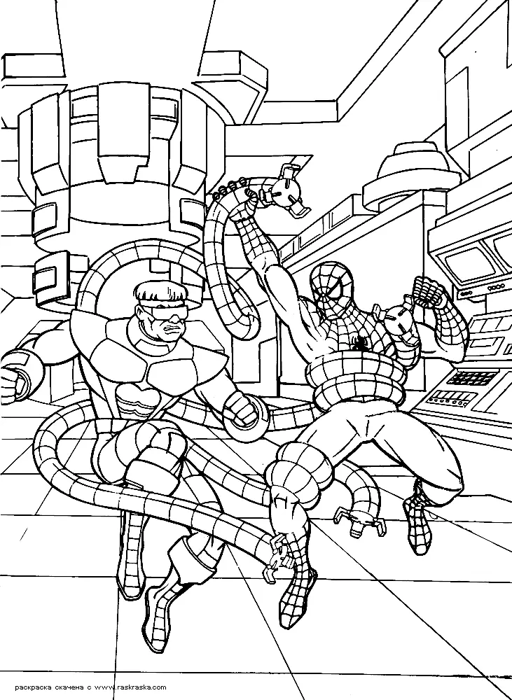 Desenhos de Spiderman Para Colorir 16