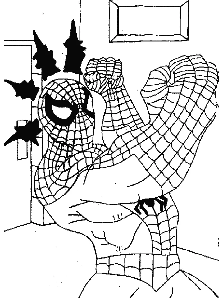 Desenhos de Spiderman Para Colorir 17