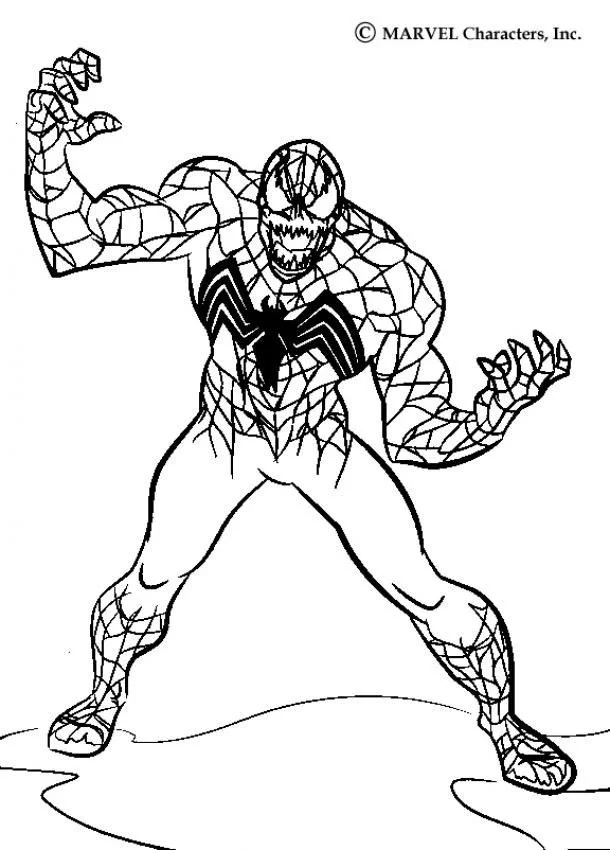 Desenhos de Spiderman Para Colorir 20