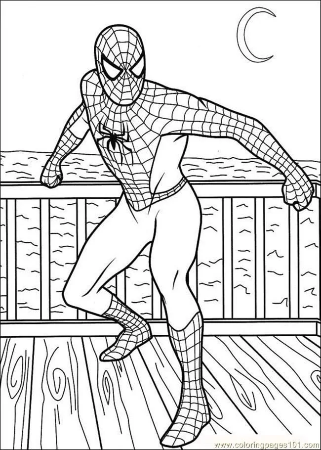 Desenhos de Spiderman Para Colorir 21