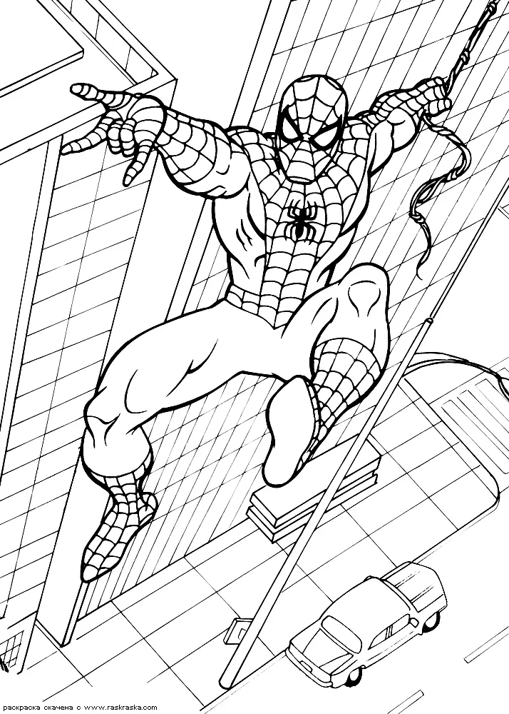 Desenhos de Spiderman Para Colorir 22