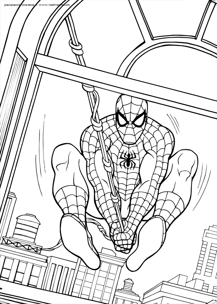 Desenhos de Spiderman Para Colorir 23