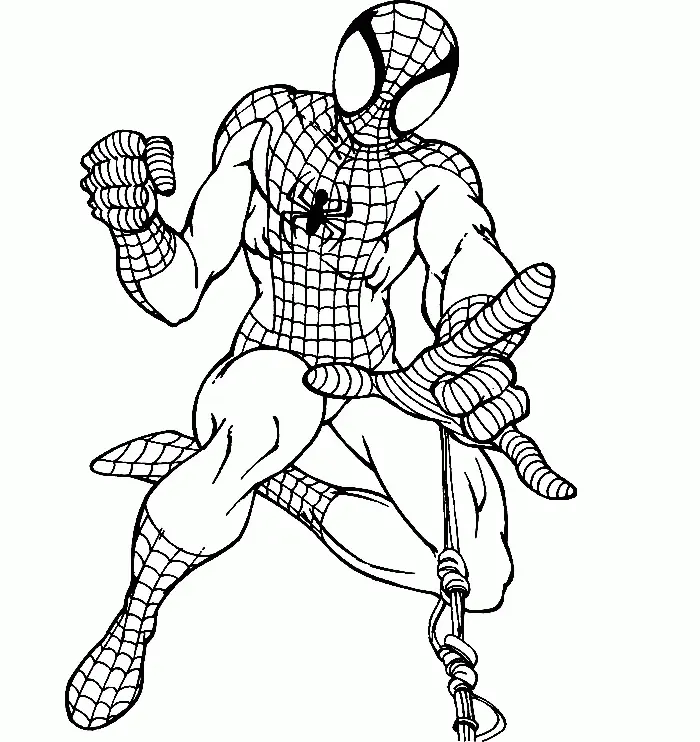 Desenhos de Spiderman Para Colorir 25