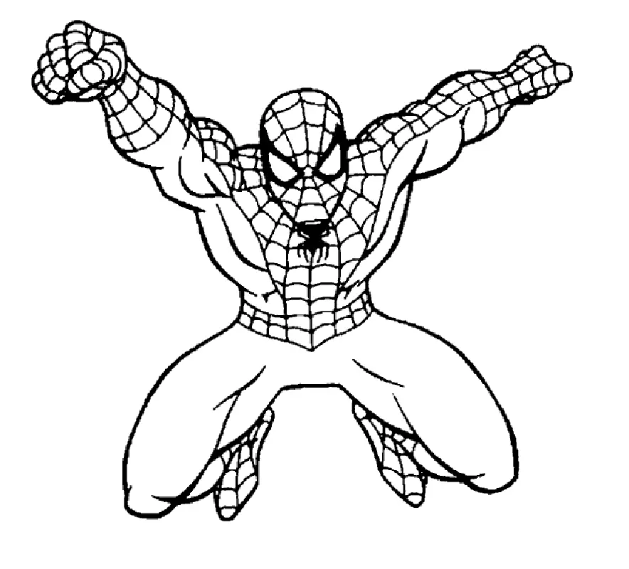 Desenhos de Spiderman Para Colorir 28