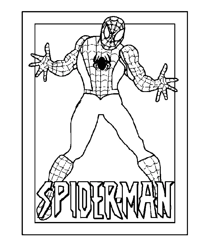 Desenhos de Spiderman Para Colorir 3