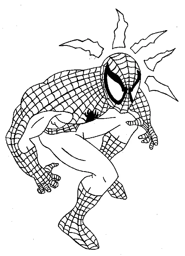 Desenhos de Spiderman Para Colorir 32