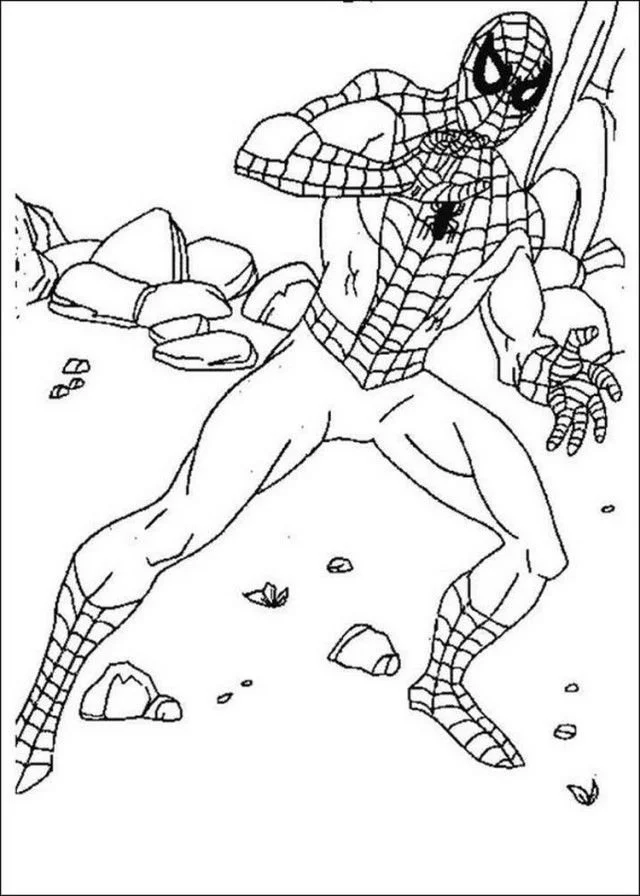 Desenhos de Spiderman Para Colorir 33