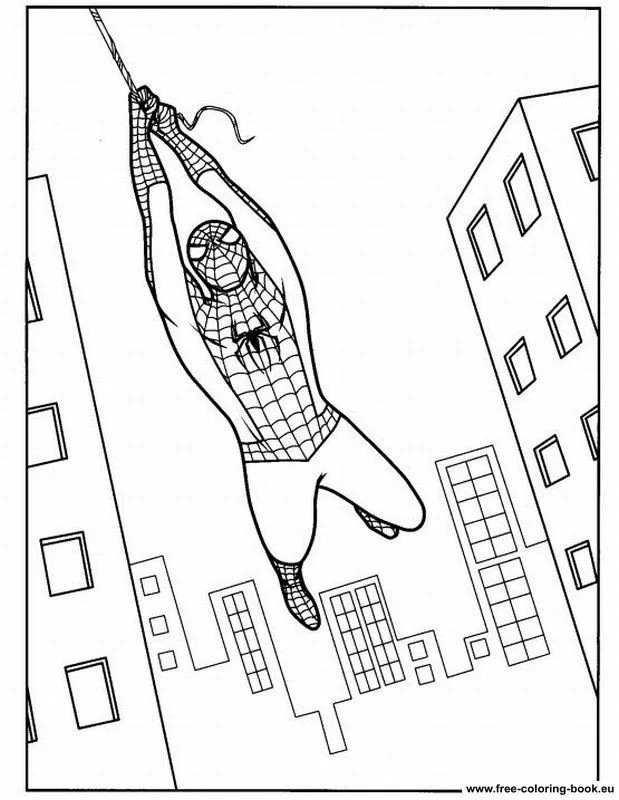 Desenhos de Spiderman Para Colorir 35