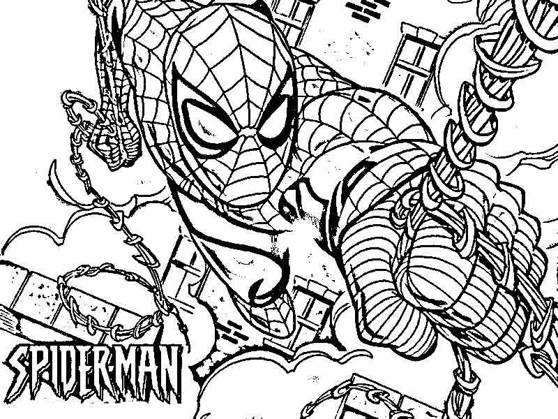 Desenhos de Spiderman Para Colorir 37