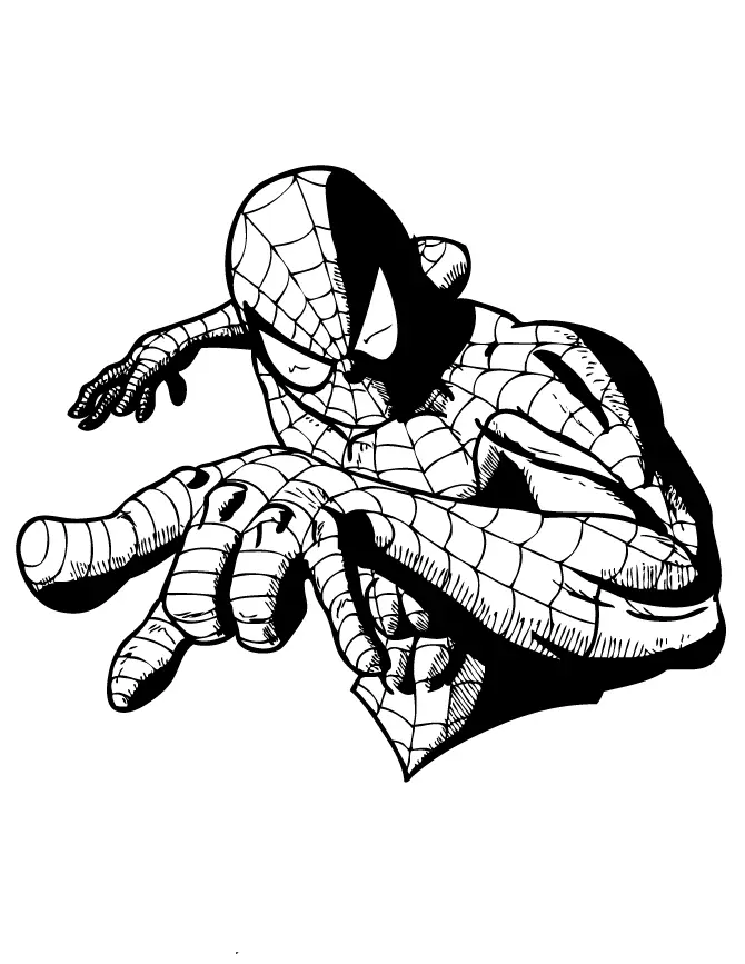 Desenhos de Spiderman Para Colorir 39