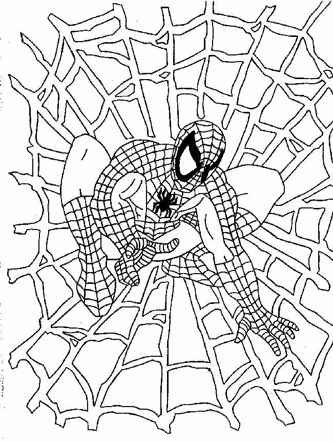 Desenhos de Spiderman Para Colorir 4