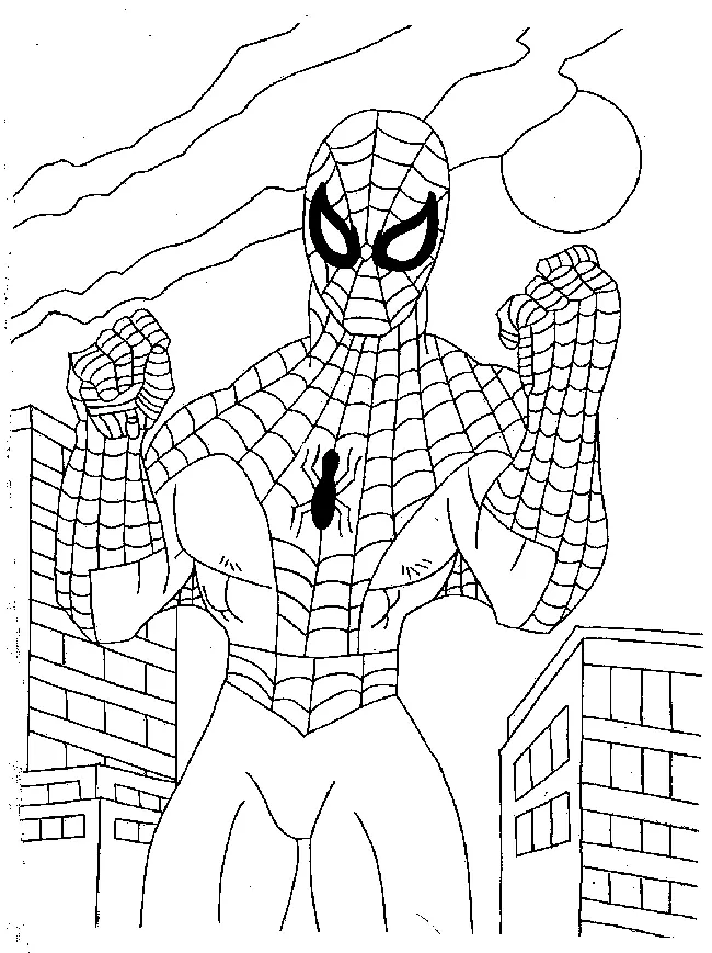 Desenhos de Spiderman Para Colorir 40