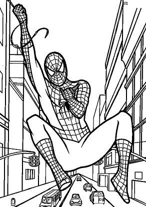 Desenhos de Spiderman Para Colorir 45