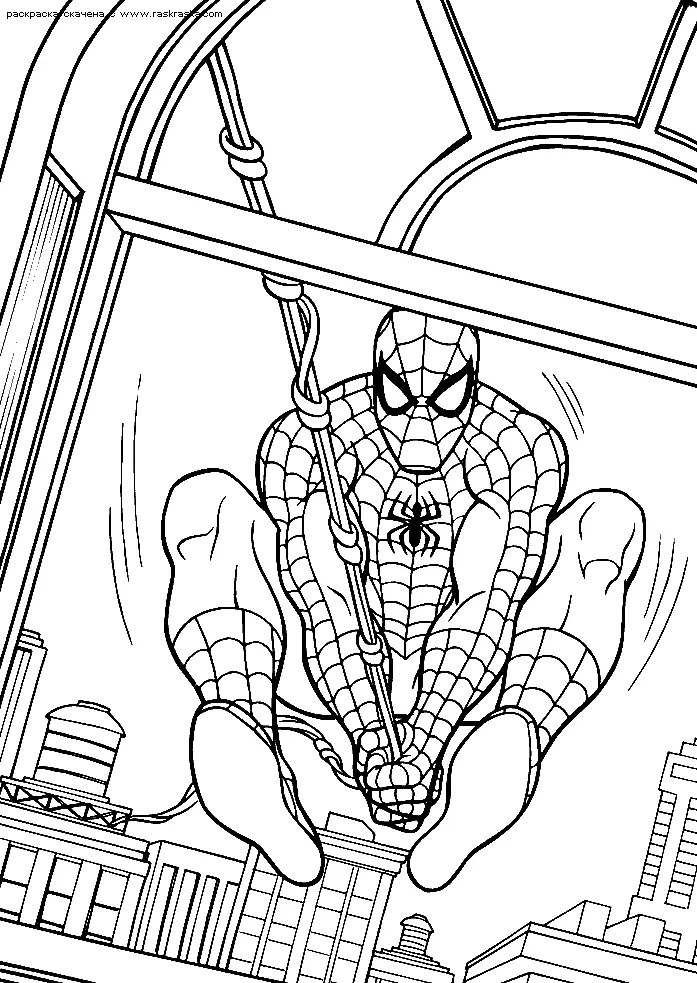 Desenhos de Spiderman Para Colorir 47