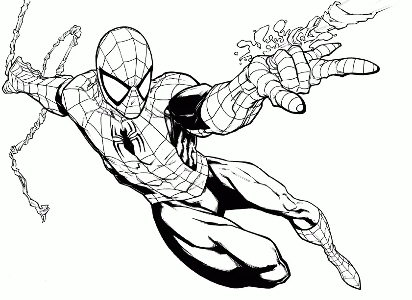 Desenhos de Spiderman Para Colorir 5