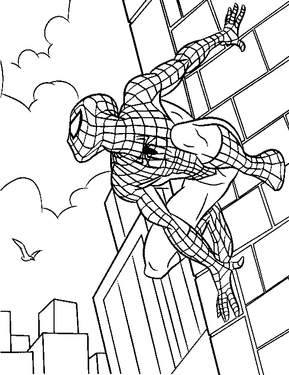 Desenhos de Spiderman Para Colorir 52