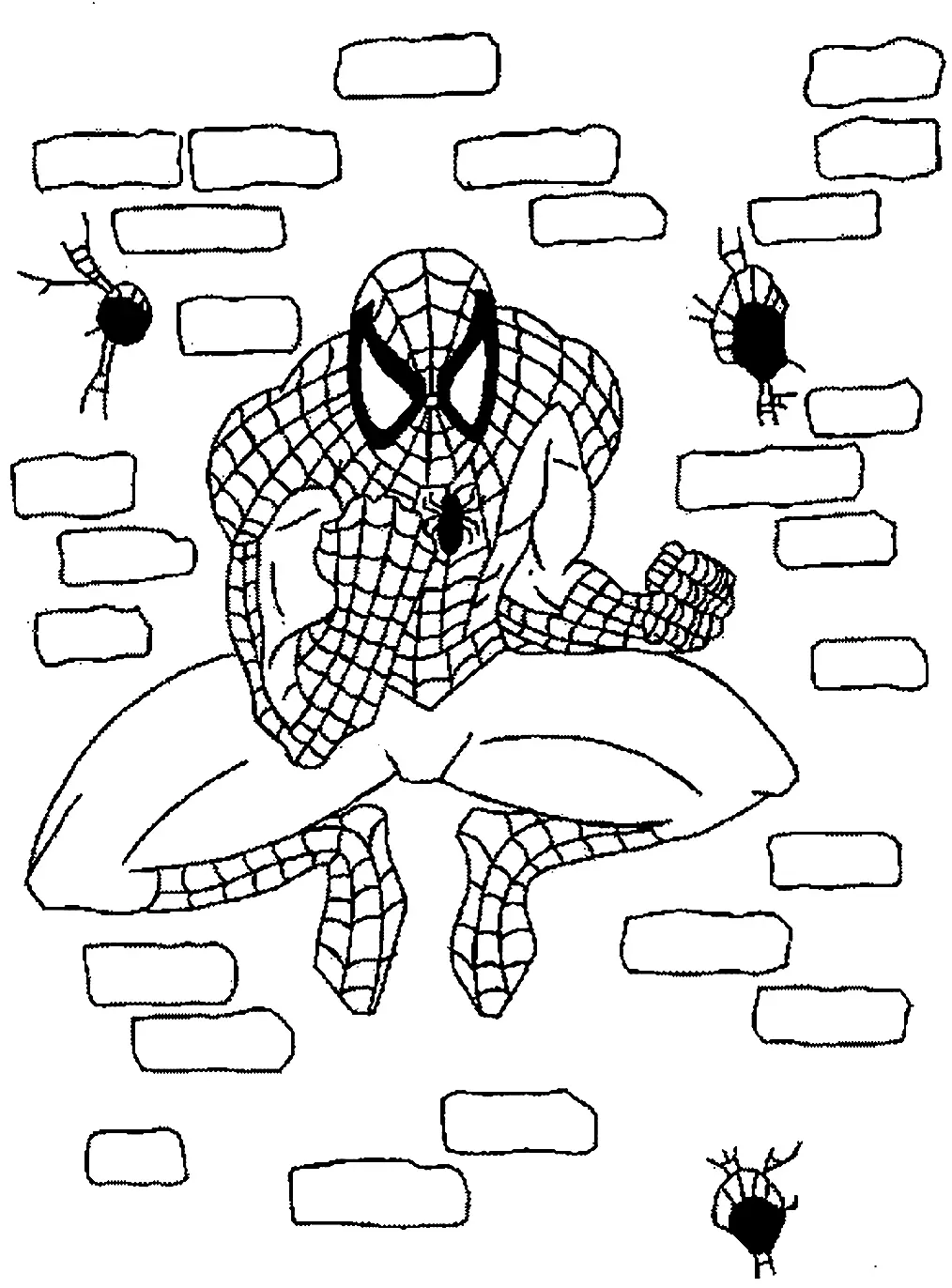 Desenhos de Spiderman Para Colorir 55