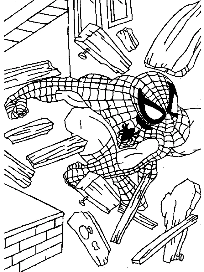 Desenhos de Spiderman Para Colorir 57