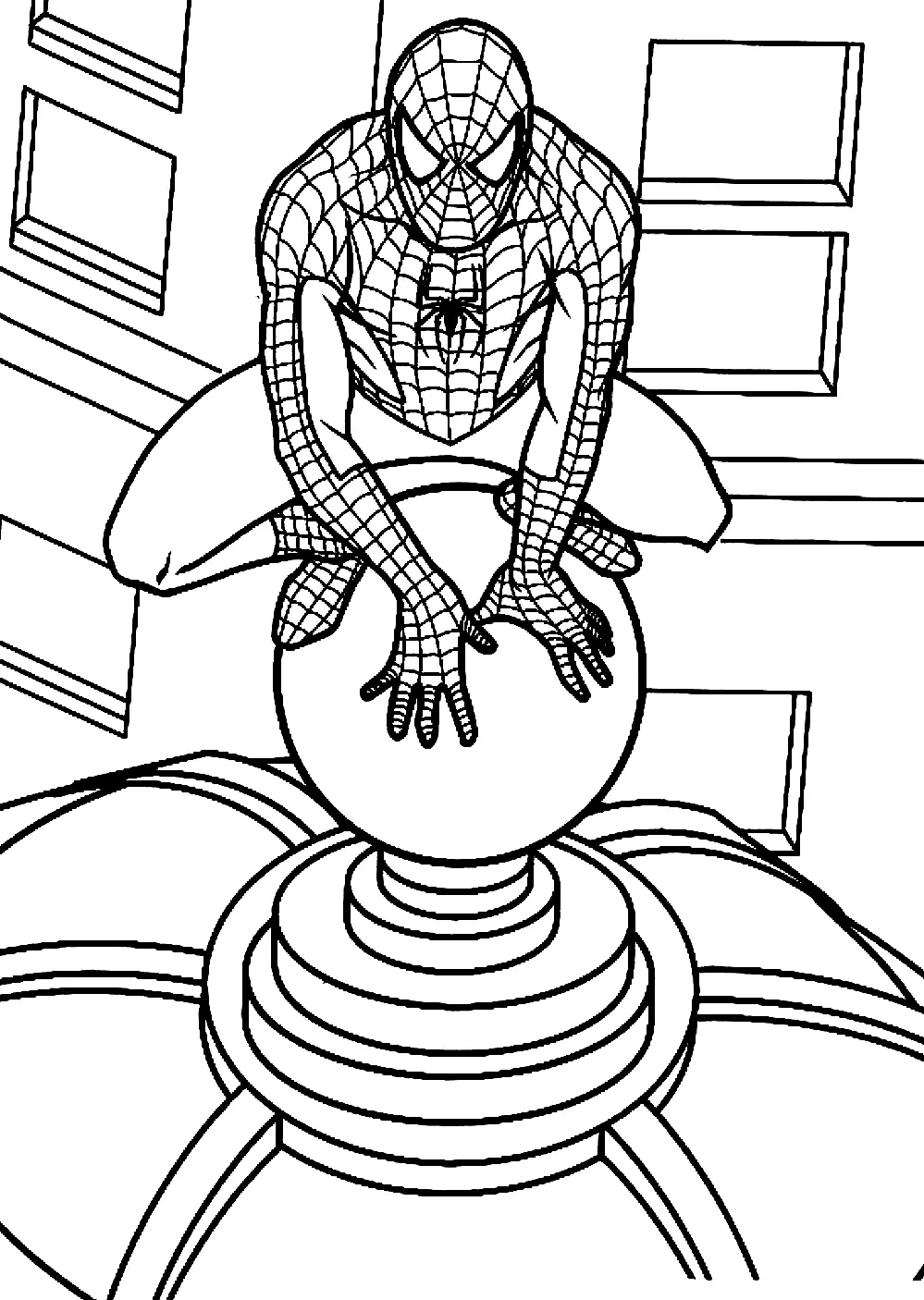 Desenhos de Spiderman Para Colorir 60