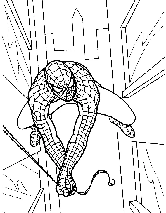 Desenhos de Spiderman Para Colorir 61