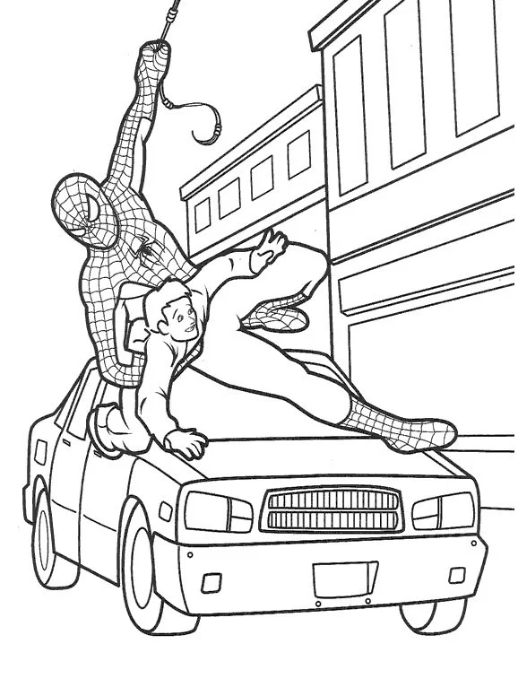 Desenhos de Spiderman Para Colorir 97