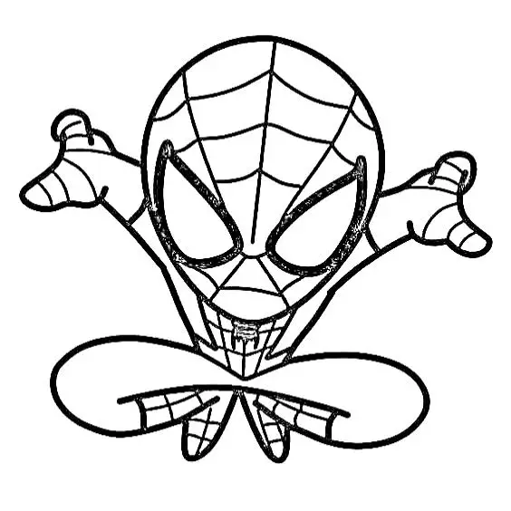 Spidey coloring pages 34