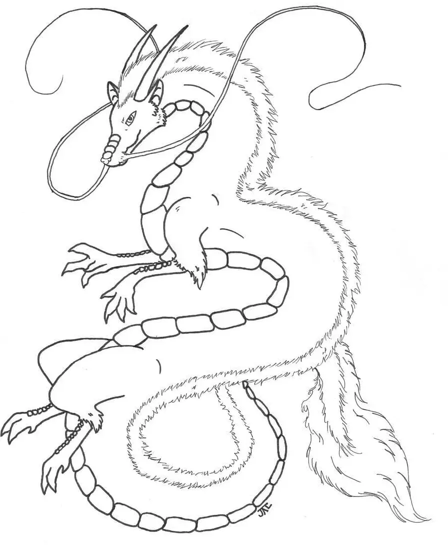 Spirited Away Coloring Pages