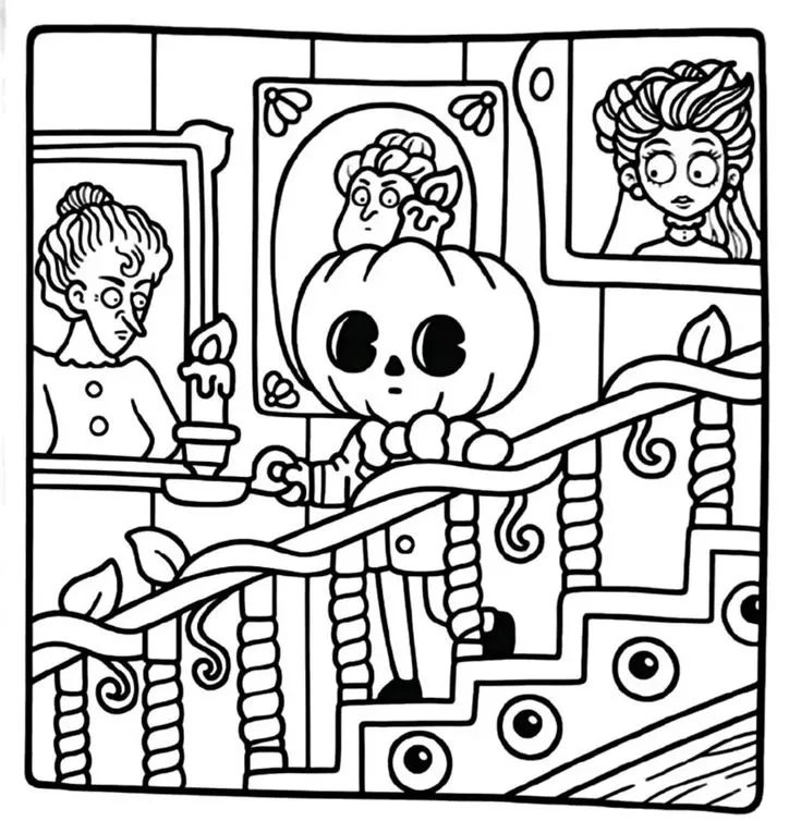 Spooky Cutie Para Colorir 11