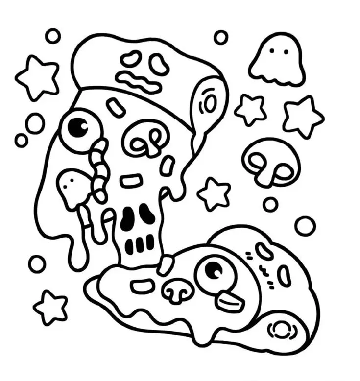 Spooky Cutie Para Colorir 21