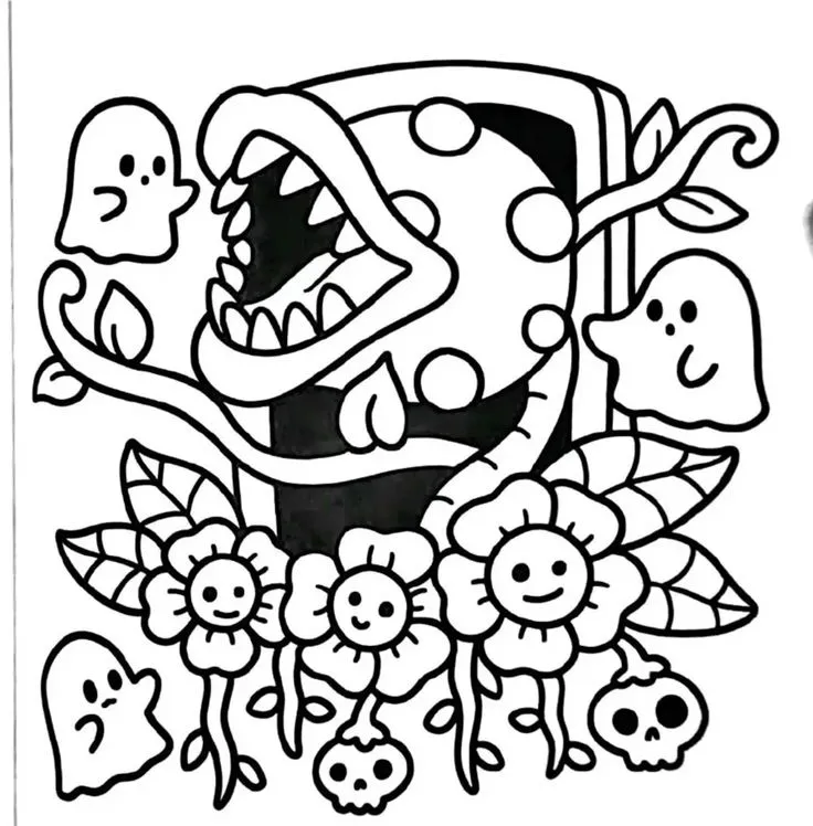 Spooky Cutie Para Colorir 38