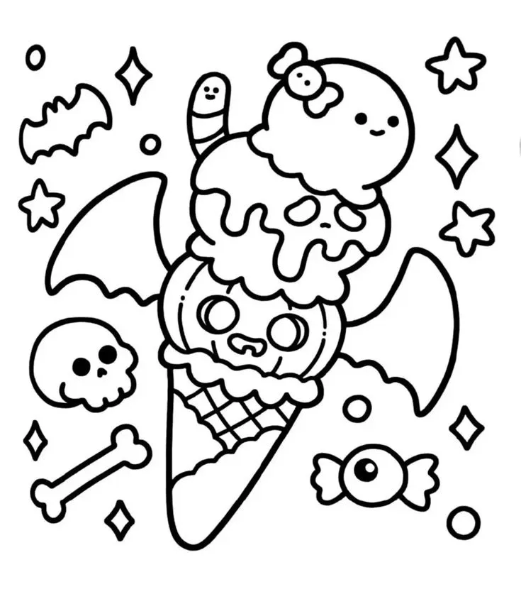 Spooky Cutie Para Colorir 5