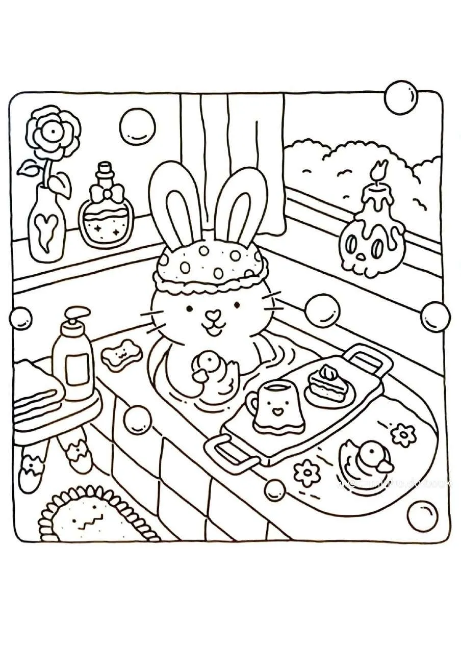 Spooky Fuzzy Coloring Pages 35