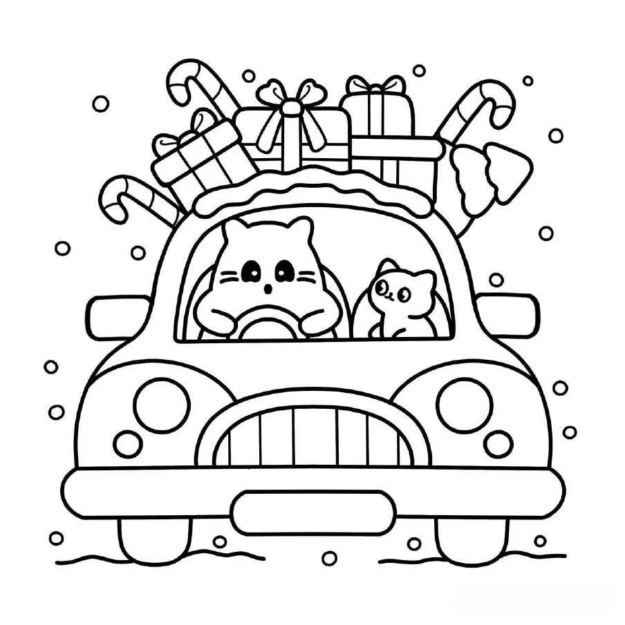 Spooky Xmas Coloring pages 11