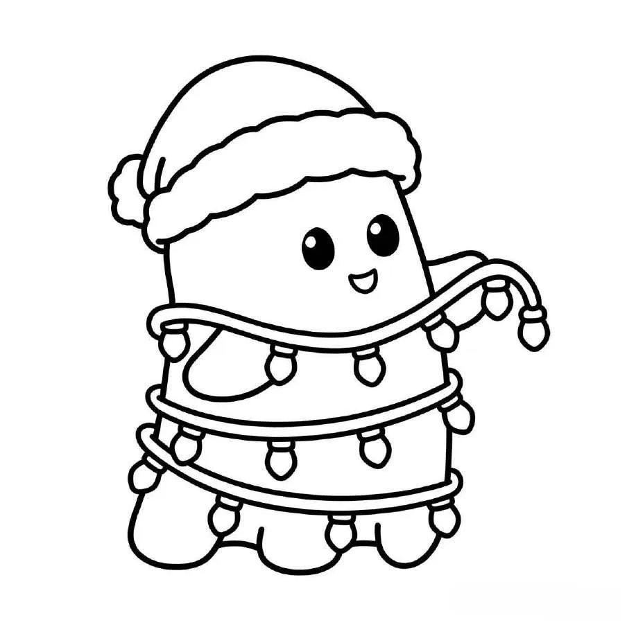 Spooky Xmas Coloring pages 16