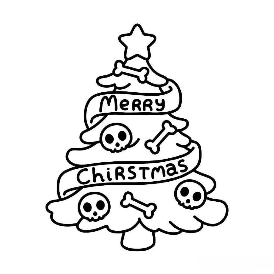 Spooky Xmas Coloring pages 18