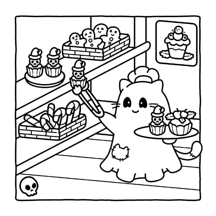 Spooky Xmas Coloring pages 31