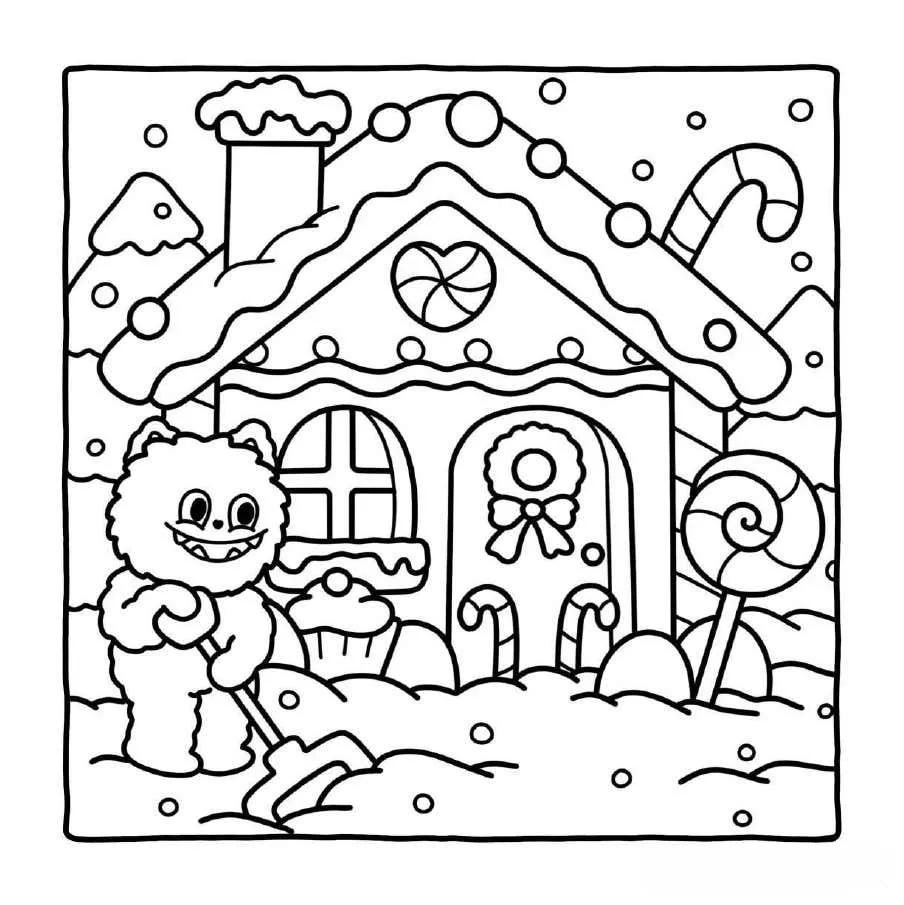 Spooky Xmas Coloring pages 33