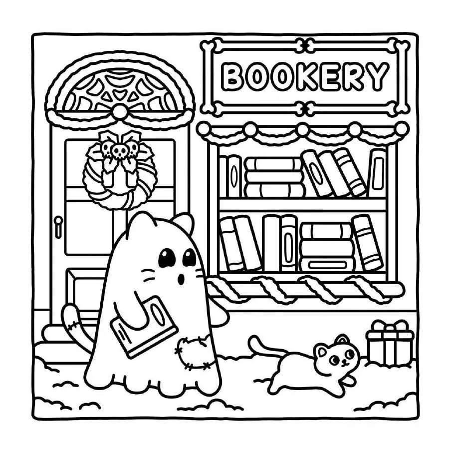 Spooky Xmas Coloring pages 38