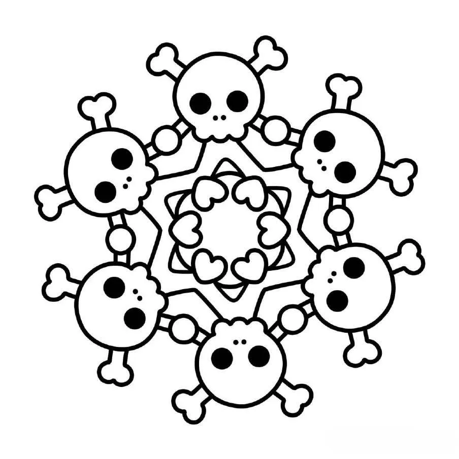 Spooky Xmas Coloring pages 9