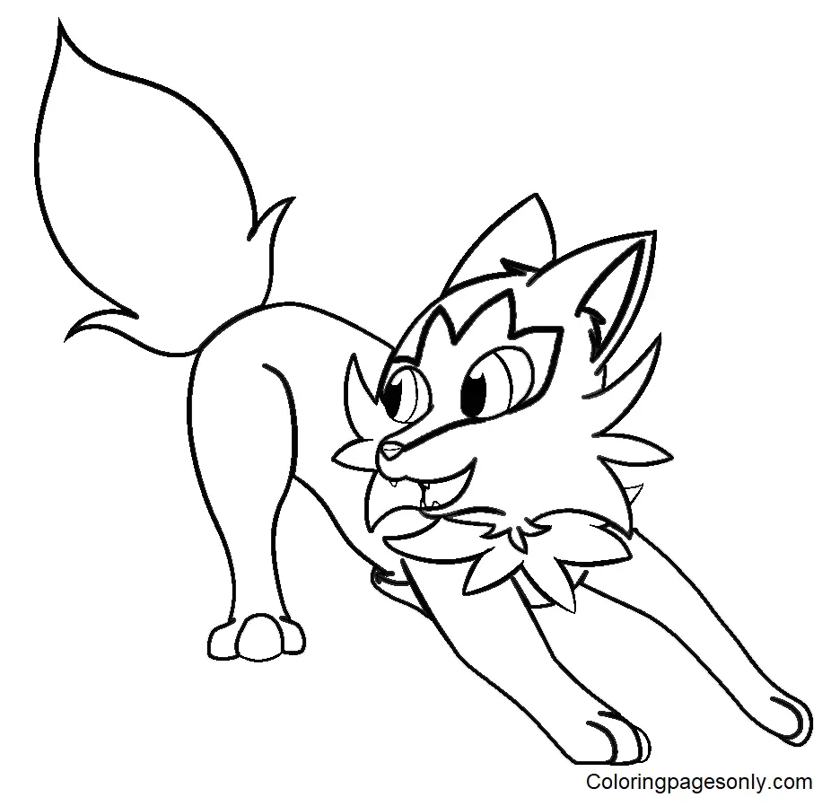 Sprigatito Coloring Pages 34