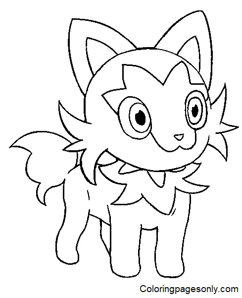 Sprigatito Coloring Pages 4