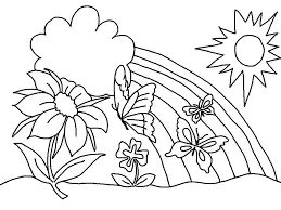 Desenhos de Primavera Para Colorir 1